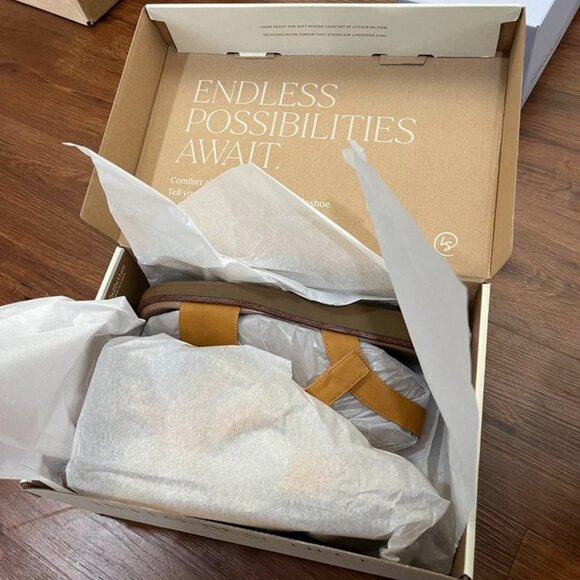 LifeStride Women’s Waverly Sandal – Inca Gold, Size 8W - Picture 10 of 10